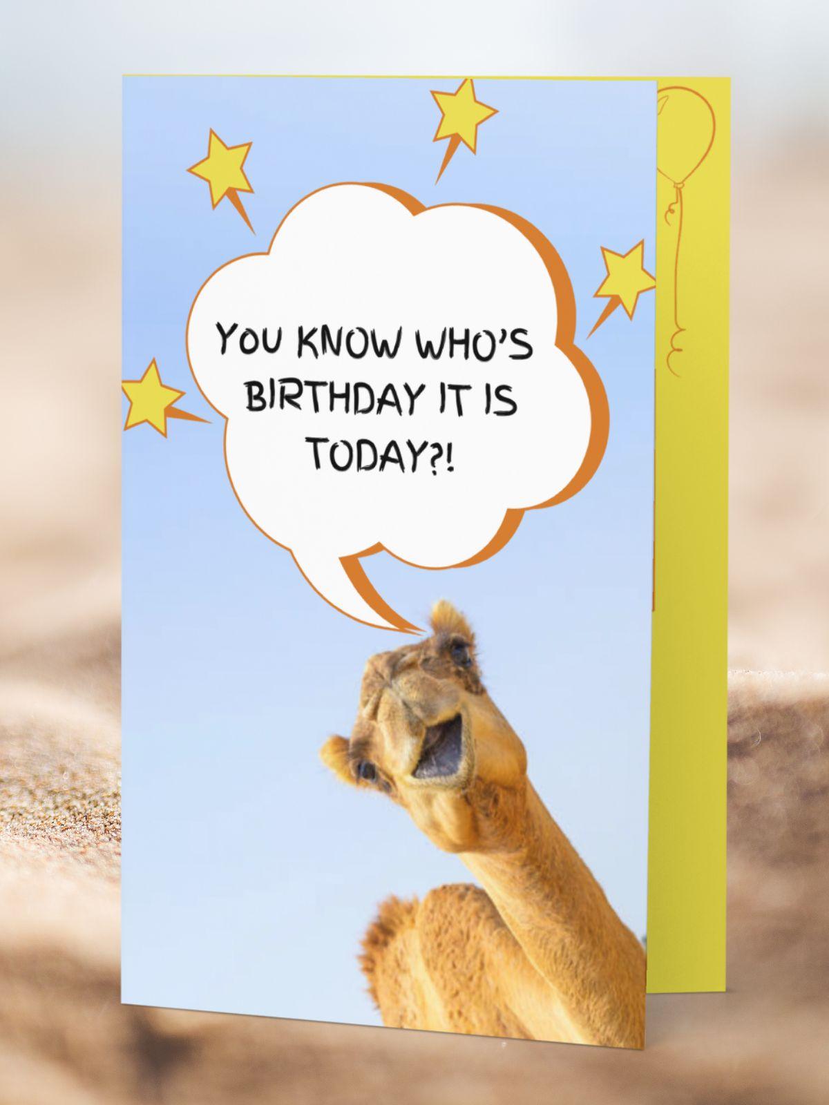 Birthday Card with Sahara Video! - WoWishes